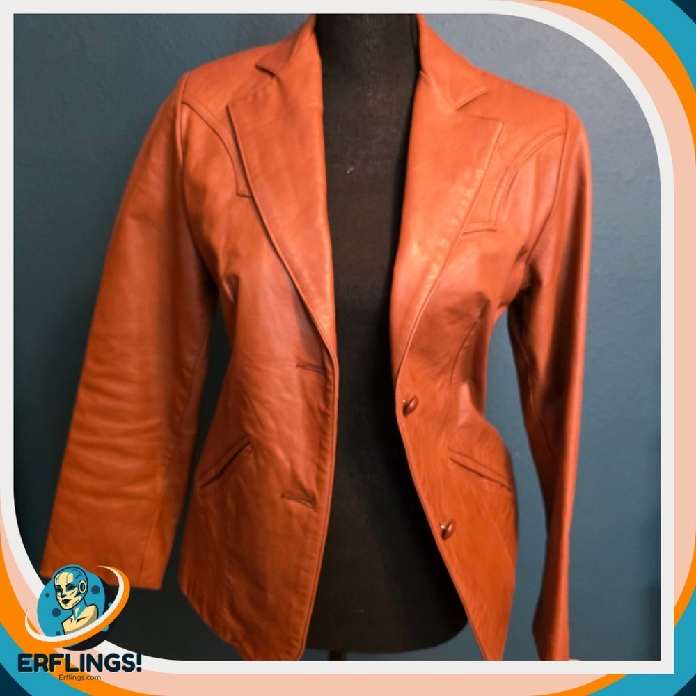 Women's Brown Genuine Leather Jacket